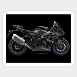 Suzuki GSX-R1000 18 black/blue, s Magnet